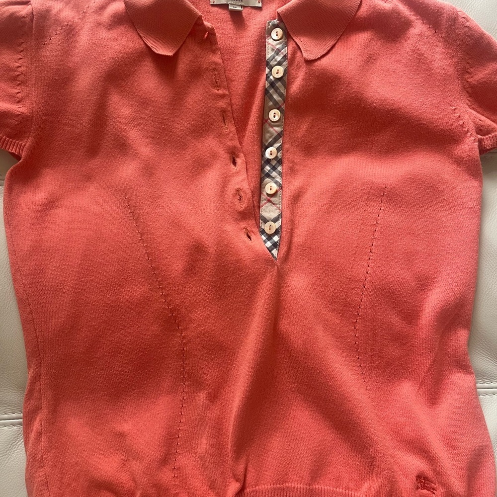 Women's Coral Polo Shirt